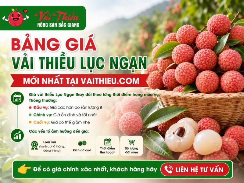 Mua vải thiều Lục Ngạn ở đâu