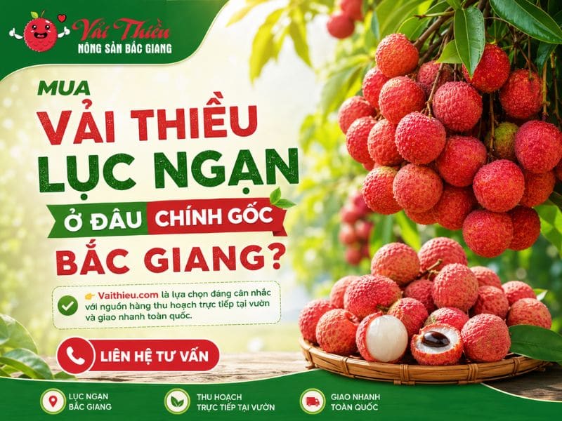 Mua vải thiều Lục Ngạn ở đâu