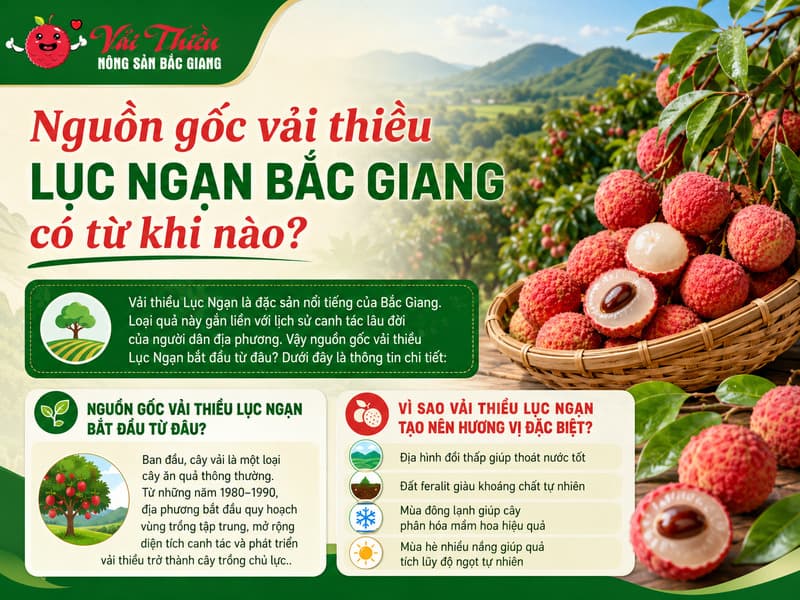 Nguồn gốc vải thiều Lục Ngạn
