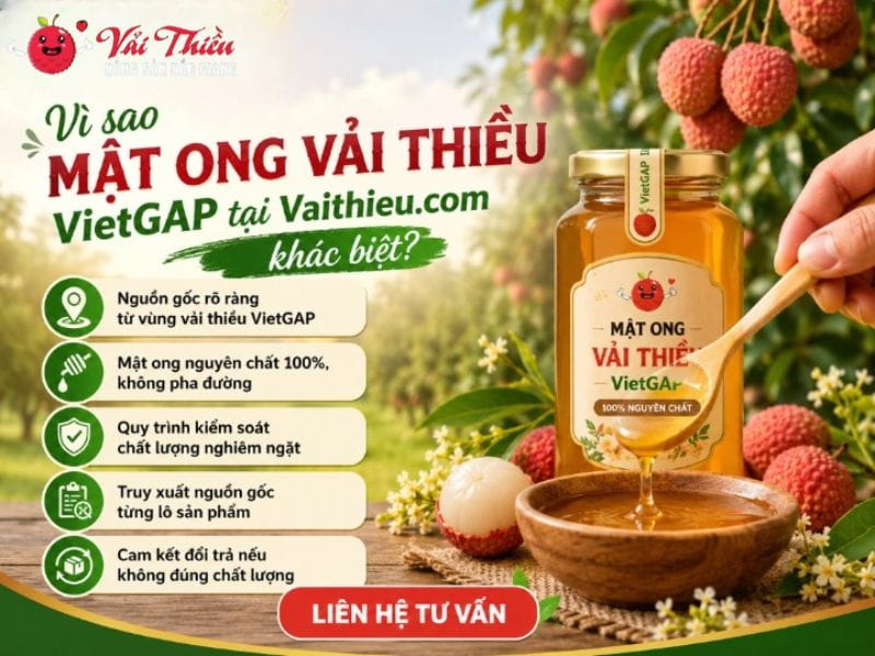 mật ong vải thiều