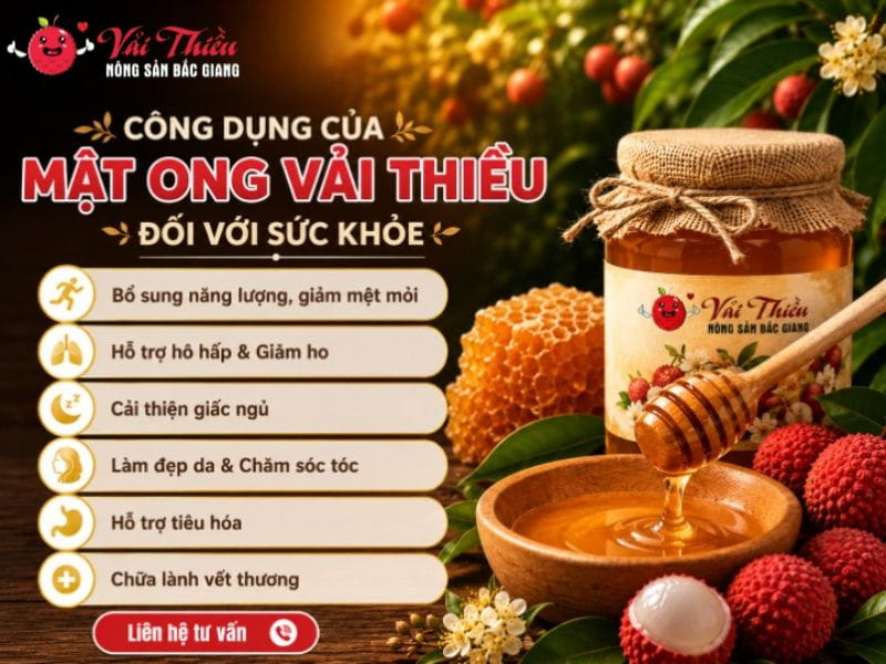 mật ong vải thiều