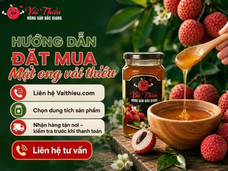 mật ong vải thiều