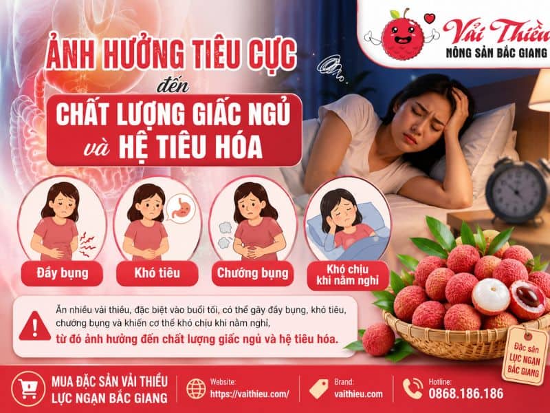 Ăn vải thiều buổi tối có tốt không?