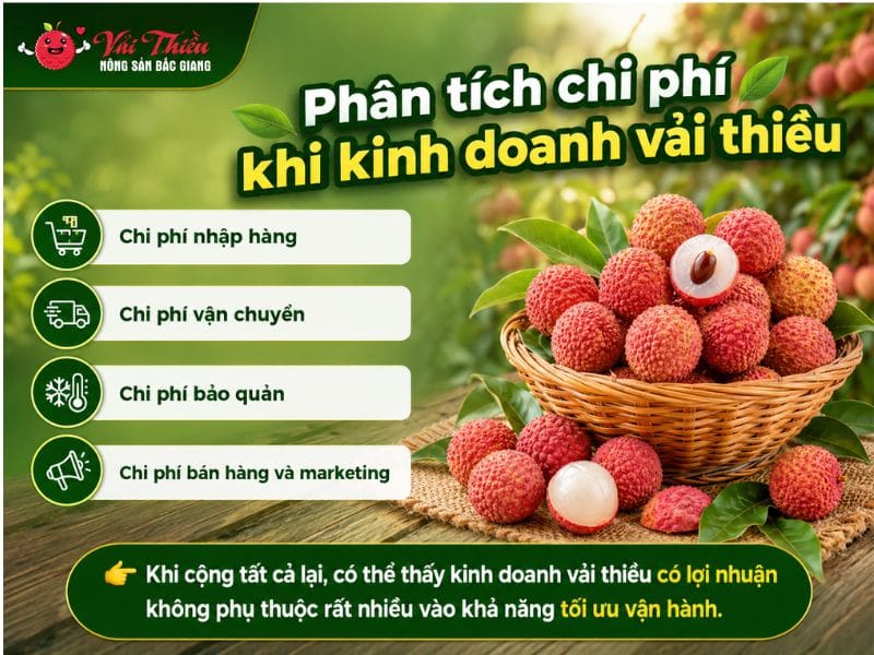 Kinh doanh vải thiều có lợi nhuận không